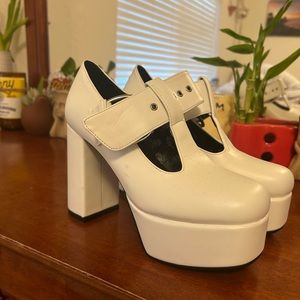 Lamoda White Heels